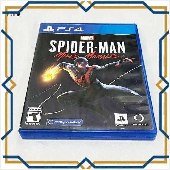 KASET BD PS4 SPIDERMAN MILES MORALES - SECOND / BEKAS