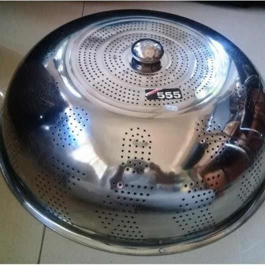 Tudung Saji Tutup Makanan 60Cm Stainless Steel 555 - Only Gojek Grab