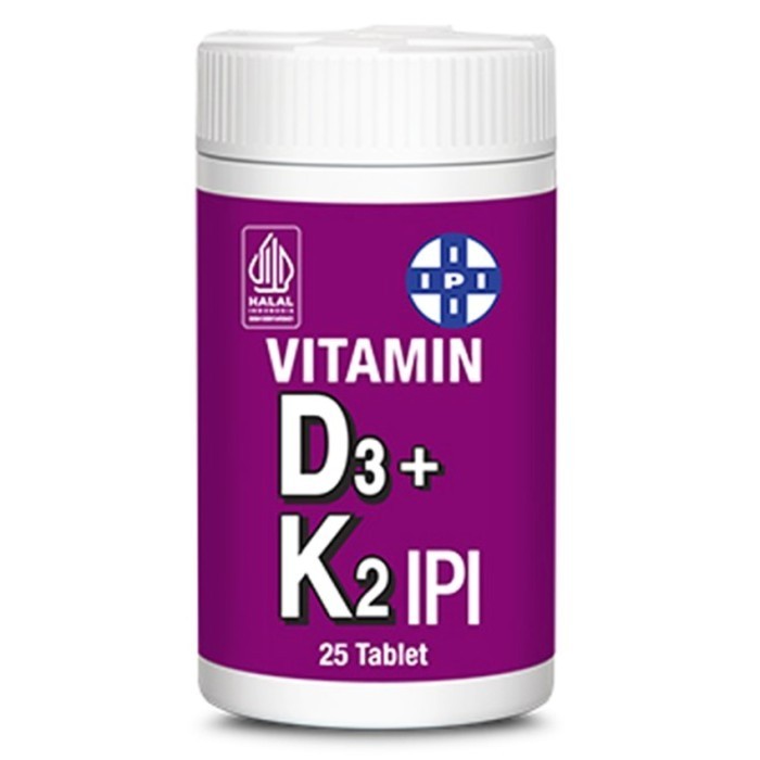 IPI Vitamin D3+K2 25 Tablet - Memelihara Kesehatan Tulang