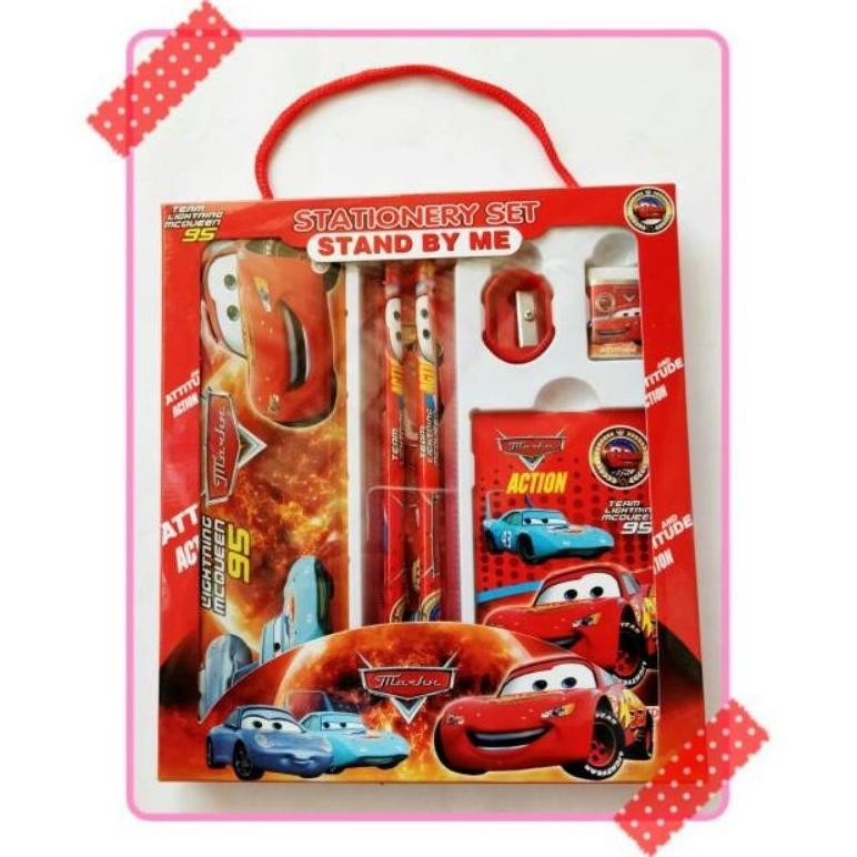 

Eq-77 Study Studi Set Alat Tulis Set Perlatan Anak Sekolah Tempat Pensil Karakter Car Cars Mobil Mc Queen Sale