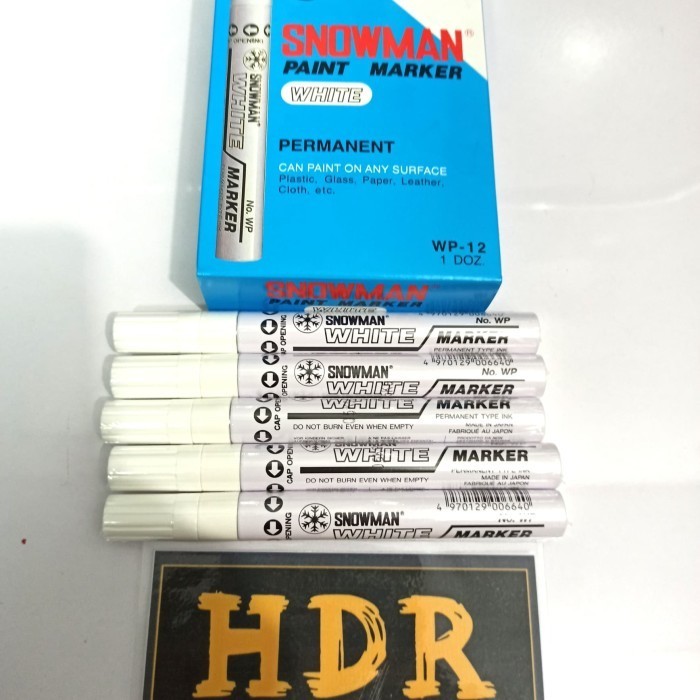 

Sarila Spidol Paintmarker Putih Snowman (Permanent)