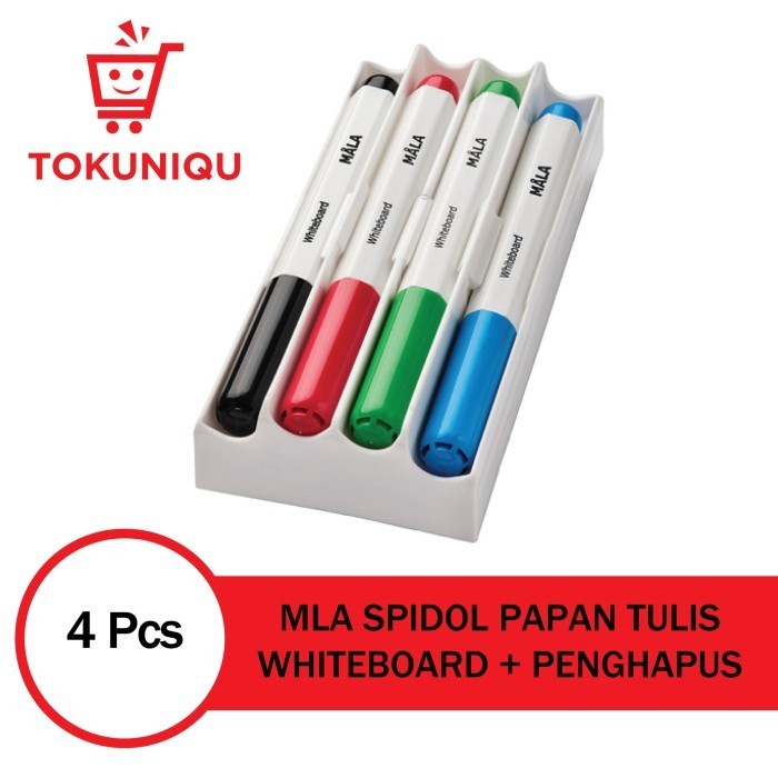 

Sarila Spidol Whiteboard Papan Tulis Warna Warni Dengan Penghapus Mla