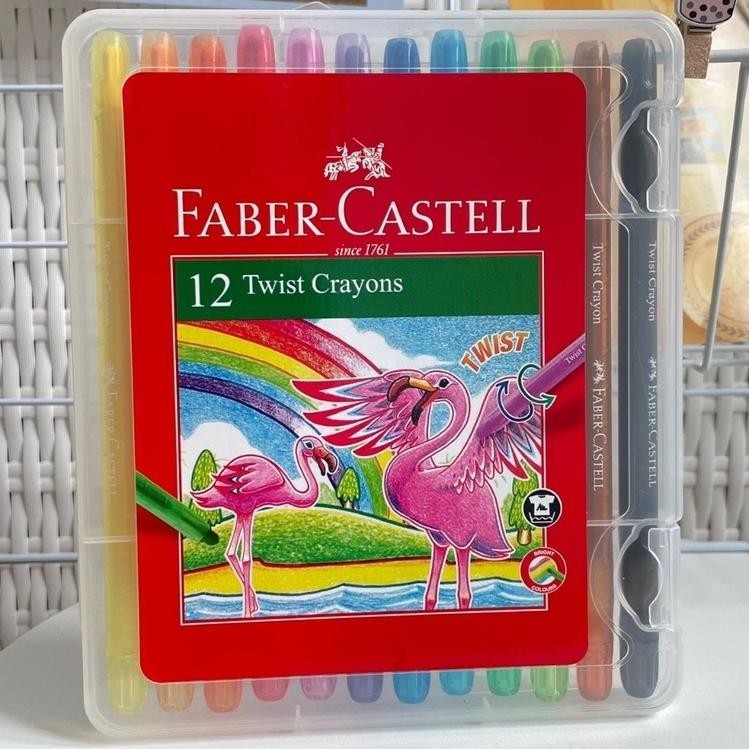 

Ukd- Faber-Castell Original 100% Twist Crayon / Krayon Pastel Putar Non-Toxic Prakarya Pensil Warna Alat Tulis Menggambar Anak Art Craft Scrapbook 12 Pcs Warna Lengkap Harga Grosir Ready Cod Gratis Ongkir