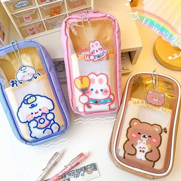 

Ex45 Kawaii Kotak Pensil Anak / Tempat Pensil Lucu Anak Sekolah/Tempat Alat Tulis Perlengkapan Sekolah Multifungsi/Big Capacity With Zipper Gratis Ongkir
