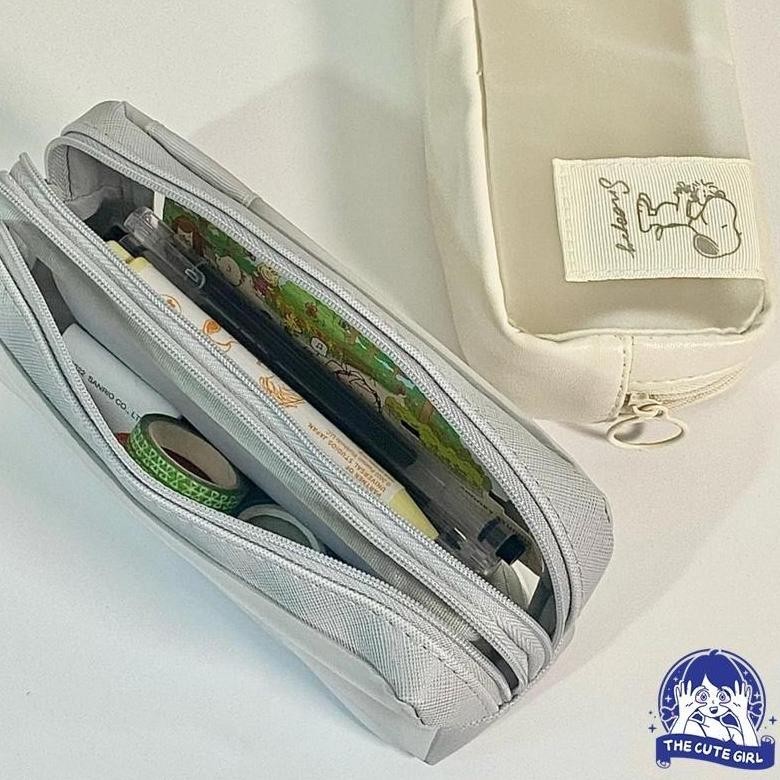 

Super Murah Kotak Pensil Snoopy & Cute Large Capacity Pencil Case/Pensil Pouch/Tempat Pensil Aesthetic/Make Up Tas- Stazionario Hig Quality