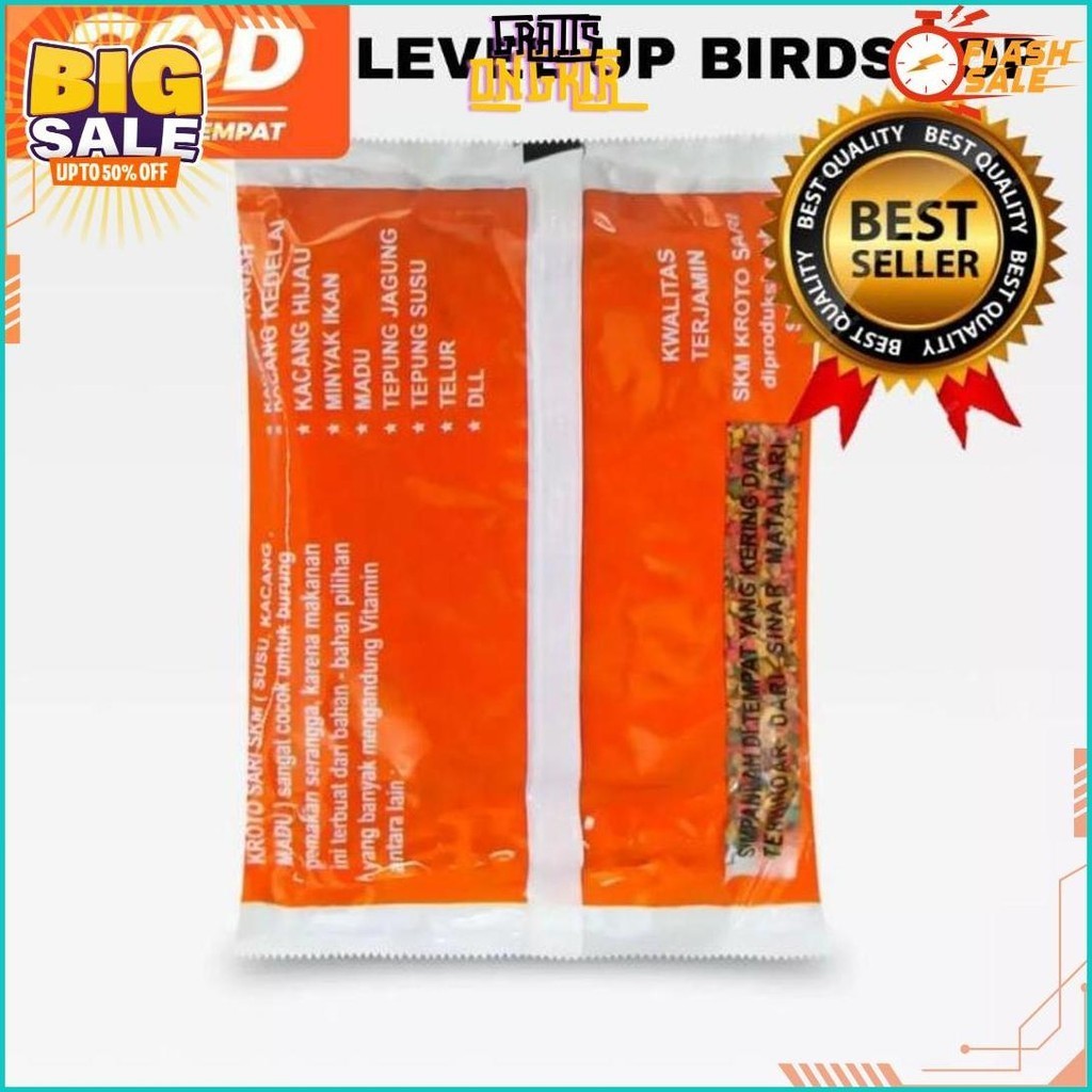 Grosir Voer Skm Kasar Kroto Sari 1Kg /8Pcs Voer Pur Pakan Burung Anti Stress Makanan Murai Kacer Jen