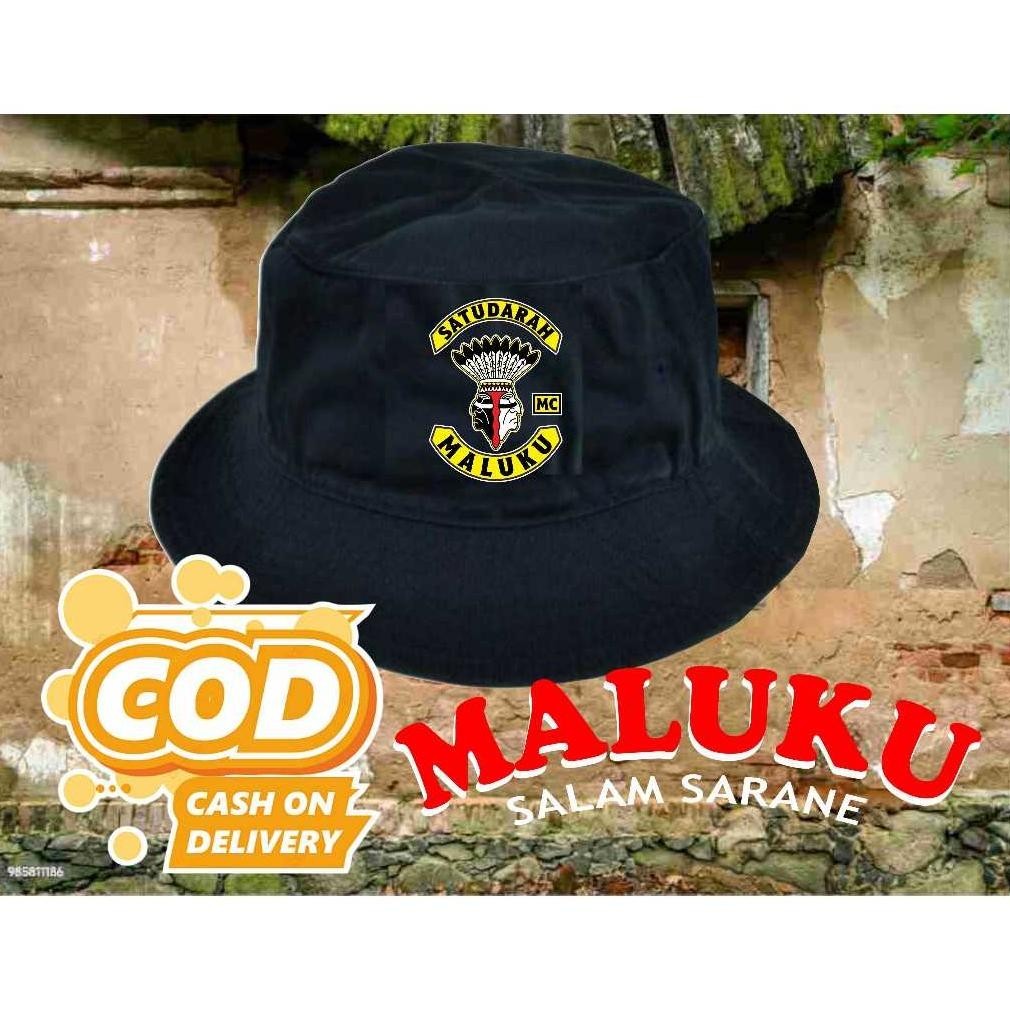 Topi Jaring + Topi Backet Satu Darah Maluku Salam Sarane