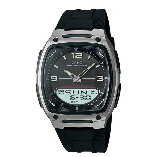 

Jam Tangan Casio Aw81-1 Pria Tali Karet Analog Digital Original Kotak