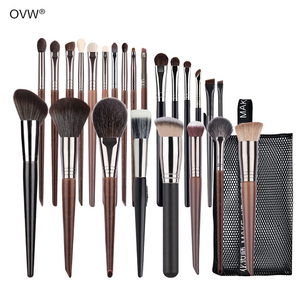 Set Kuas Foundation OVW Set Kuas Eye Shadow Kuas Wajah Penuh Ovw24 Buah