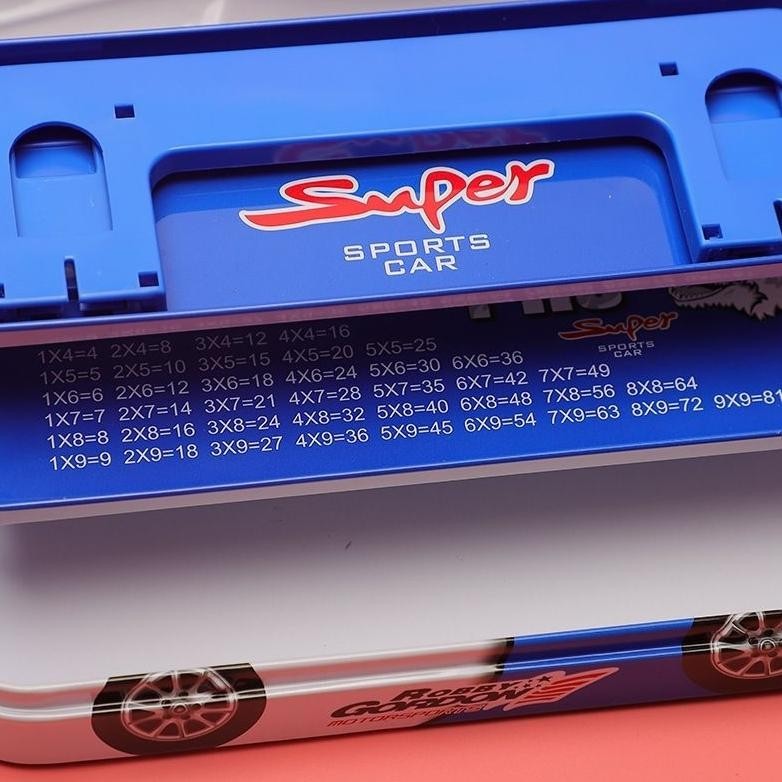 

CNC Kids-Kotak Pensil Kotak Pensil Mobil Kaleng Set 2 Susun