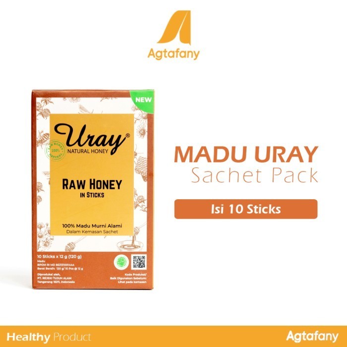 

Madu Uray Sachet Pack Isi 10 - Raw Honey 100% Original Premium