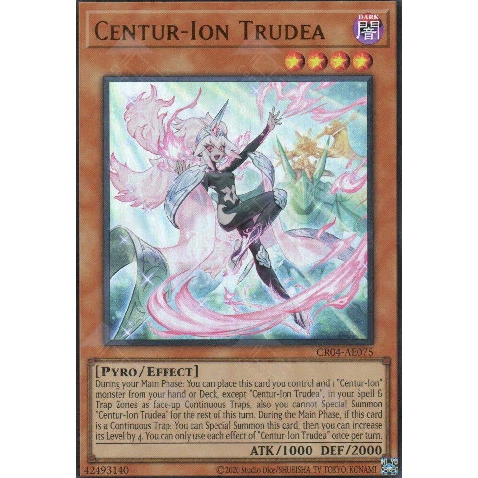 CENTUR-ION TRUDEA | ULTRA RARE | YUGIOH AE CR04-AE075 HIGH QUALITY
