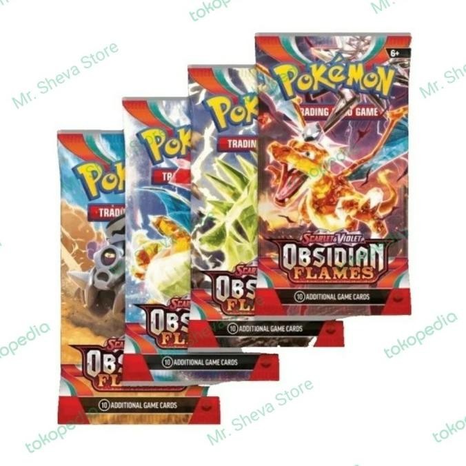 POKEMON OBSIDIAN FLAMES BOOSTER PACK BEST QUALITY