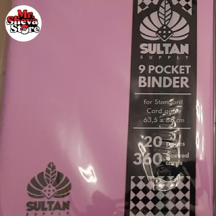 

ALBUM 9 POCKET BINDER SULTAN SUPPLY CARD (MUAT 360 KARTU) DISKON