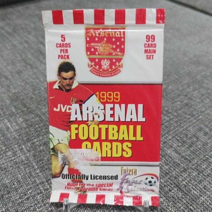 FUTERA FANS SELECTION 1999 ARSENAL TRADING CARD SEALED PACK  BEST QUALITY
