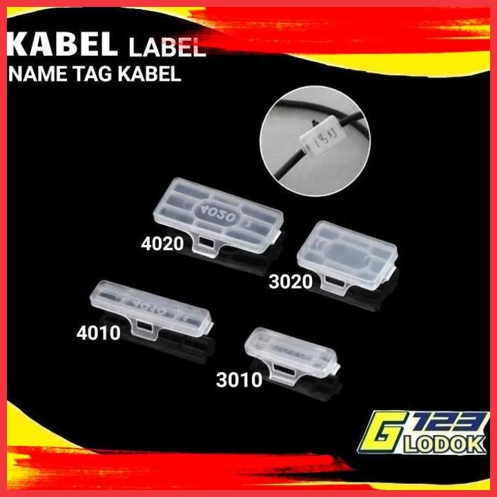 

(GLOD) CABLE LABEL NAME TAG INDENTIFICATION ID LABELER PENAMAAN KABEL WIRE