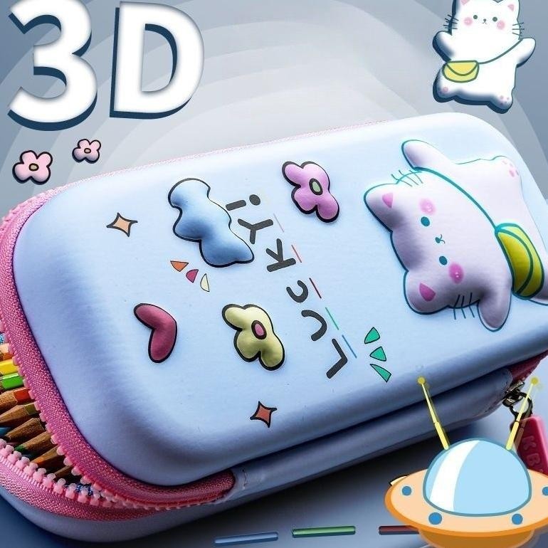 

Ex45 Kotak pensil 3D / kotak pensil kanvas 6 ruang / kotak pensil 3 ruang / kotak pensil anak sekolah / Tempat pensil kapasitas besar Original