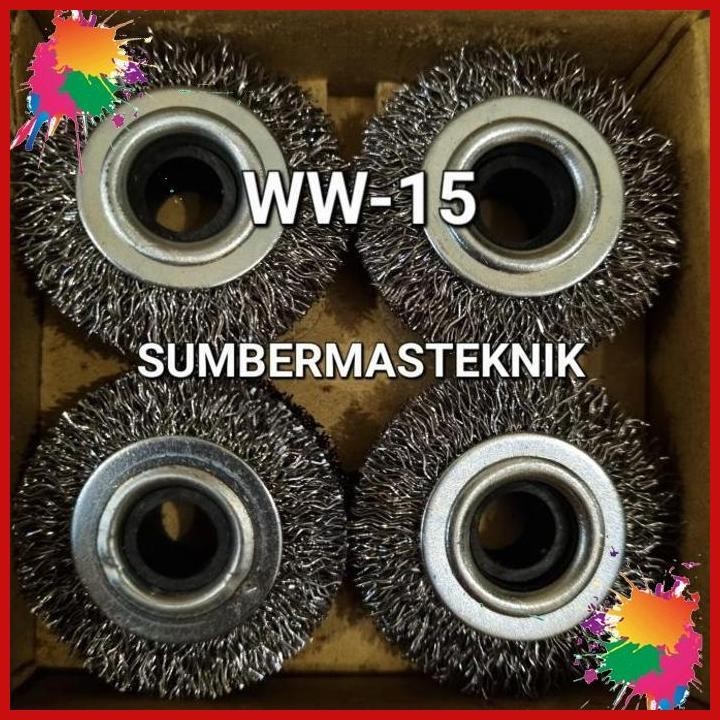 

(smt) sikat union ww15 steel wire union ww 15 sikat piring union ww-15