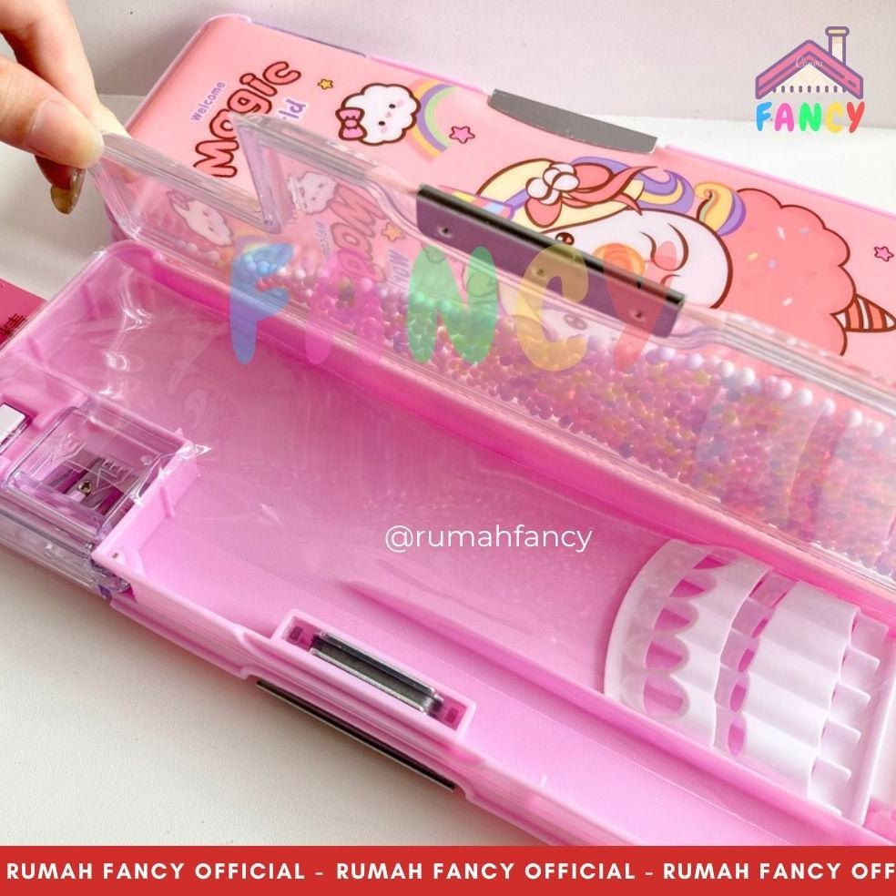 

qw-7 [FREE DUS + BUBBLE] Kotak Pensil Magnet PREMIUM / Tempat Pensil Xiao Ling Jing + mainan styrofoam gabus 35285 / 35287/ Pensil Case Magnet Styrofoam Cute Bunny Kelinci Astronout Lucu Unik Murah Hemat