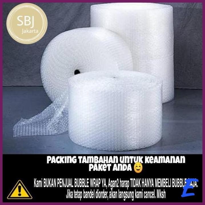 

| SJ | PLASTIK BUBBLE (BUBBLE WRAP) UNTUK PACKING TAMBAHAN