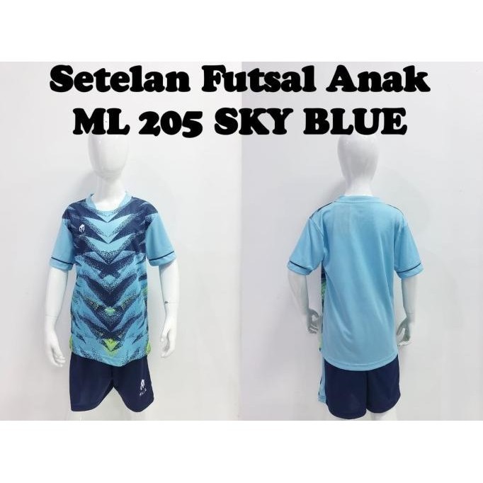 SETELAN FUTSAL ANAK KAOS SEPAKBOLA JUNIOR PRINTING ML 205
