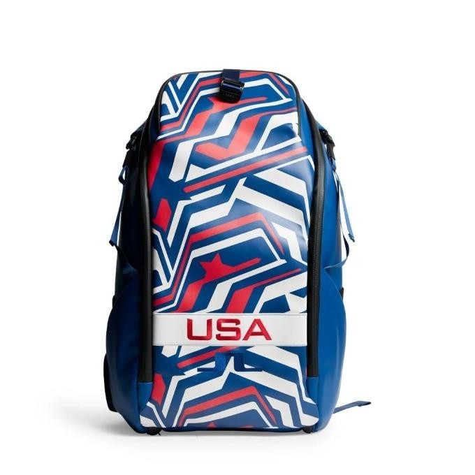 Tas Golf Backpack Jl Jlindeberg The Primex Back Pack Us Golf Red