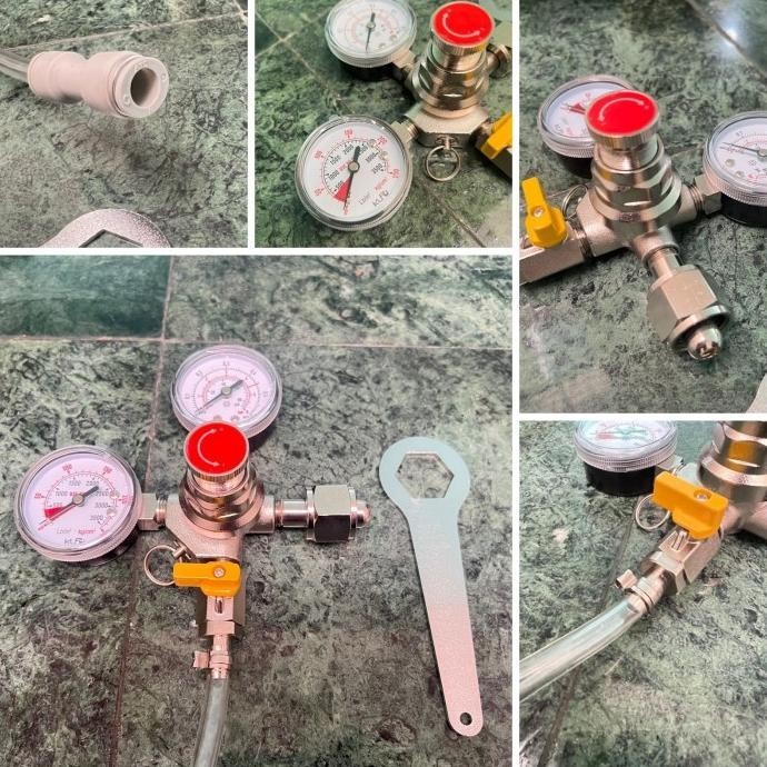 NEW Imatton CO2 Gas regulator Cylinder tabung soda