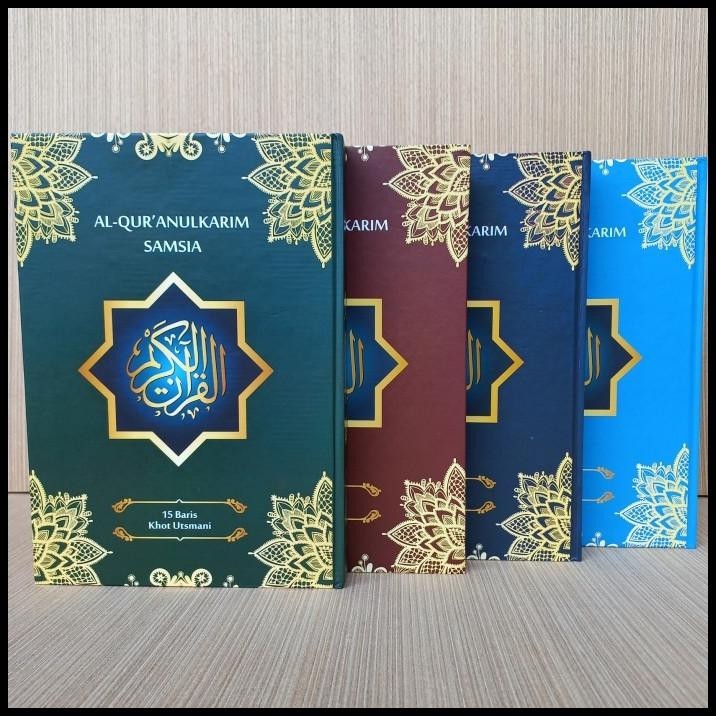 

Alquran Samsia 15 Baris Uk A4, Alquran Mushaf Utsmani Non Terjemah Hvs