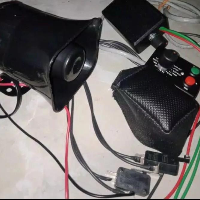 Klakson Polisi Sirine Patwal Touring Motor 12 Suara Termurah