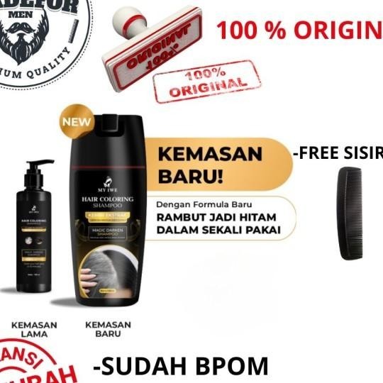 My Iwe Shampoo Ghitam Rambut My Iwe Shampoo Ghilang Uban