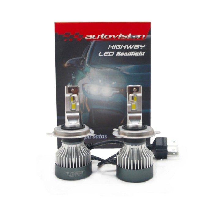 Terlaris!! Led H4 Autovision Led Highway 6000K Lampu Led Mobil H4