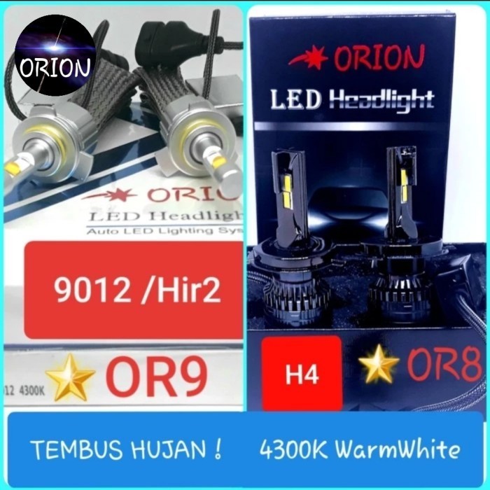 Terlaris!! Super Terang Premium Led Lampu Utama Mobil H4 *H7*H8/11/16 Warm White