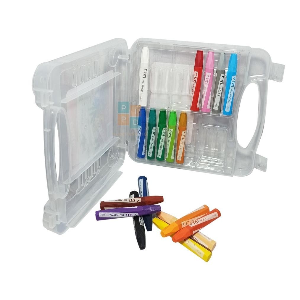 

Titi- Krayon 18 Warna Oil Pastel 18 Color Ti-P-18S - Set (Lagi Rame)