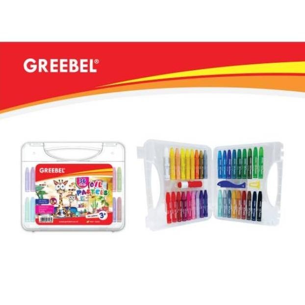 

Crayon : Oil Pastels Greebel 36 Warna / Halal Dan Kids (Murmer)