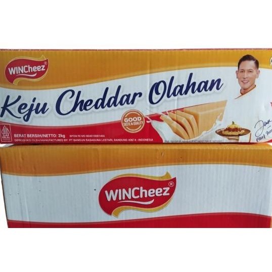 

Keju Wincheez Cheese Cheddar 2Kg Blo Processed Cheddar Winch