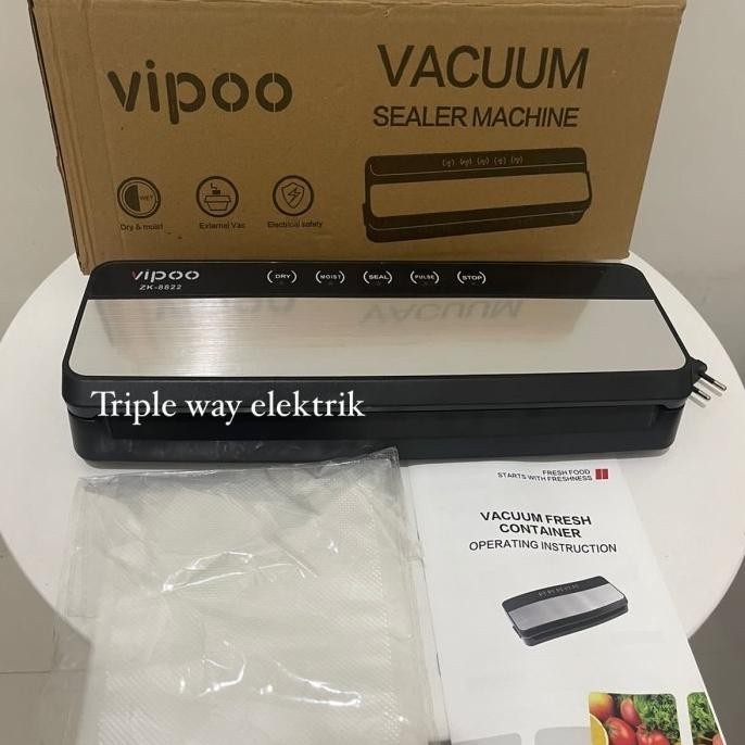 HARGA DISC - alat vacuum sealer makanan / mesin press plastik vacum vipoo