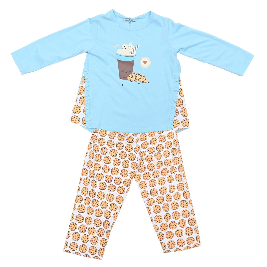 Rambla - Lolly & Noe Baju Lengan Panjang Anak Perempuan Sweet Cookies
