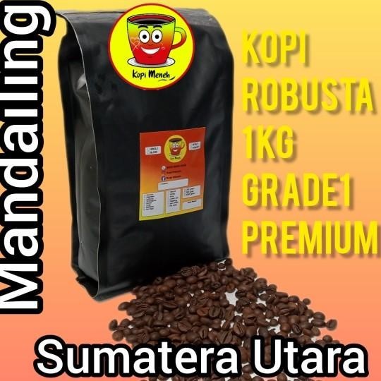 

Biji Kopi Robusta Mandailing 1 Kg Roasted Bean Blend Kopi Susu