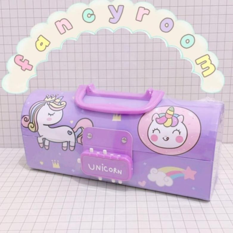 

Promo Gila Kotak Pensil Karton Lengkung Pakai Kode Kunci/ Tempat Pensil/ Pencil Case --Ay12 Sale