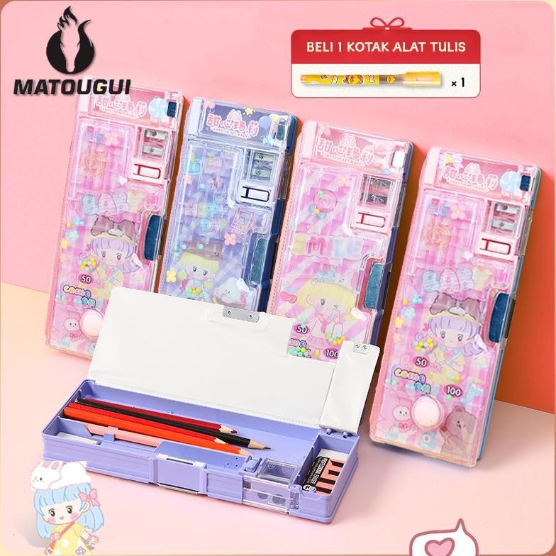 

Hemat Matougui Kotak Pensil Serbaguna Motif Kartun / Kotak Pensil Multifungsi Anak Sekolah / Tempat Pensil/Tempat Pensil Transparan Gadis Cantik Gratis Ongkir