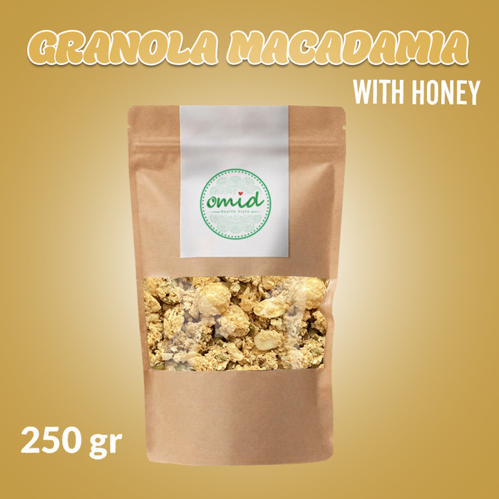 

Granola Macadamia Honey No Sugar 250gr K02