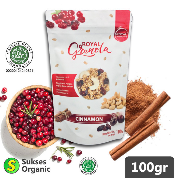 

Granola CINNAMON ROYAL 100gr K02