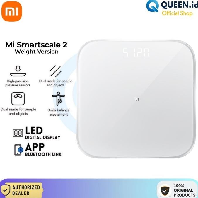 Xiaomi Mi Smart Scale 2 LED Display Timbangan Badan Weight Version