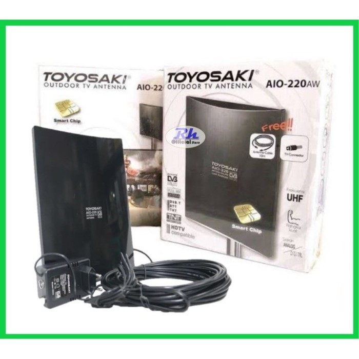 Antena TV TOYOSAKI AIO-220 Indoor / Outdoor