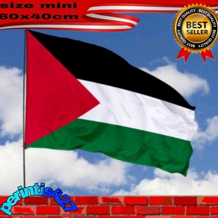*$*$*$*$] PAKET HEMAT BENDERA PALESTINA MINI & INDONESIA MINI