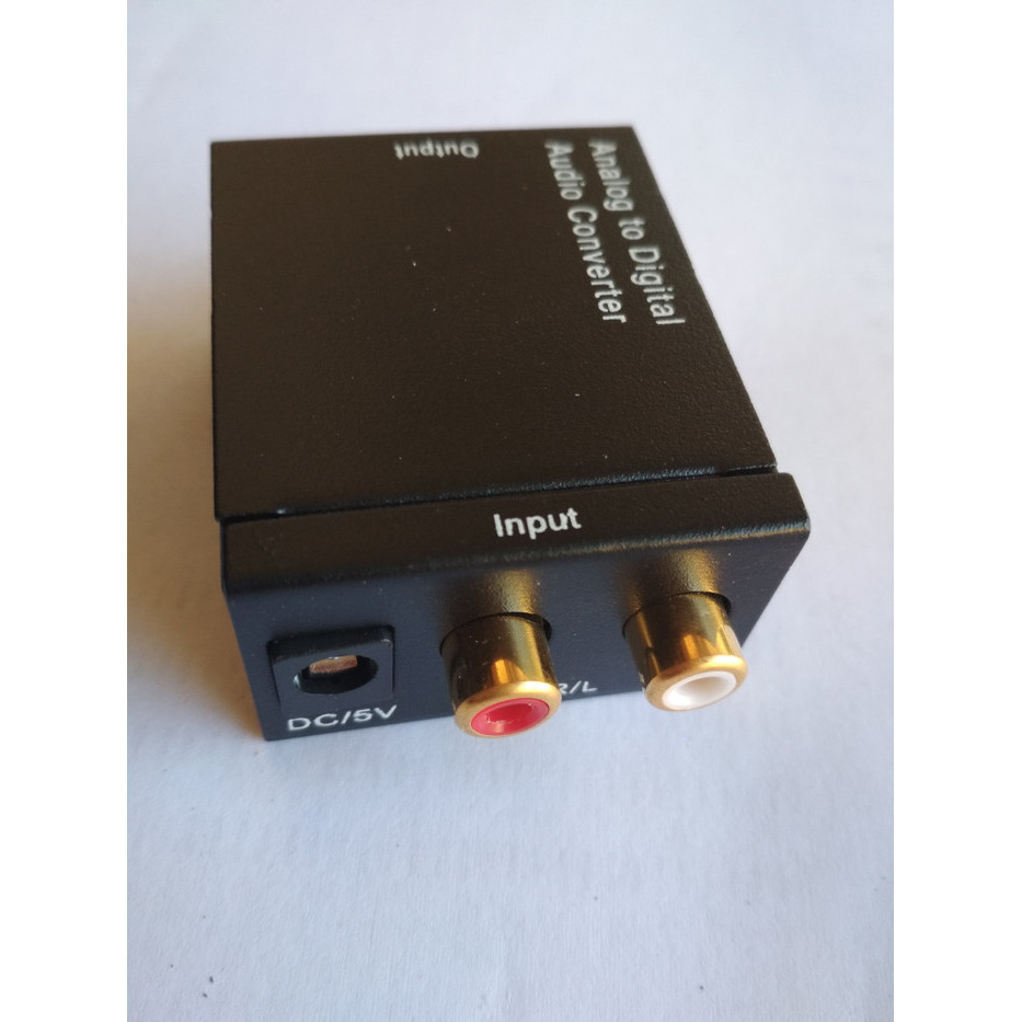Converter Audio Analog To Digital + Kabel Optik