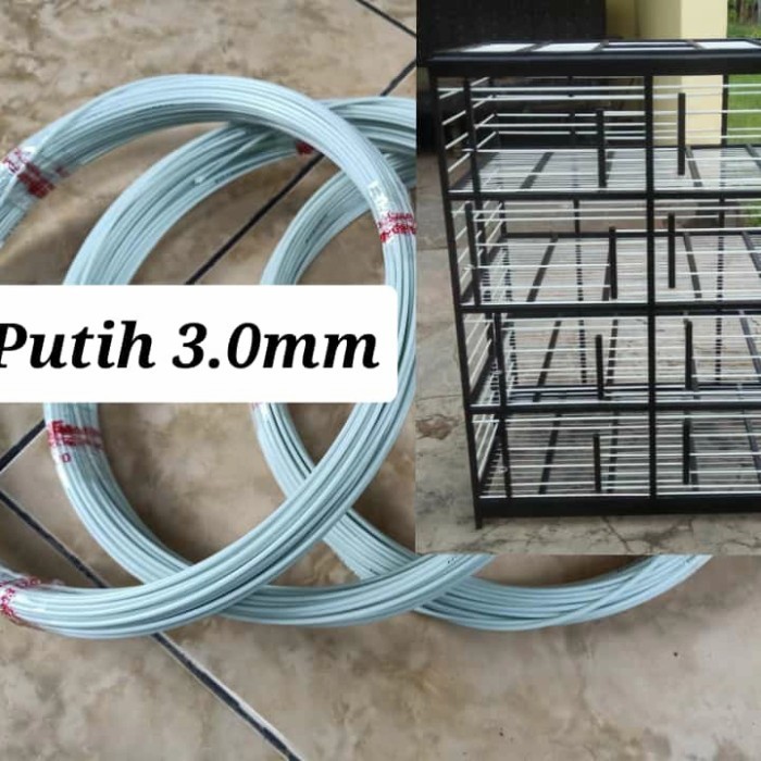 Jeruji Fiber Putih Susu 3 Mm
