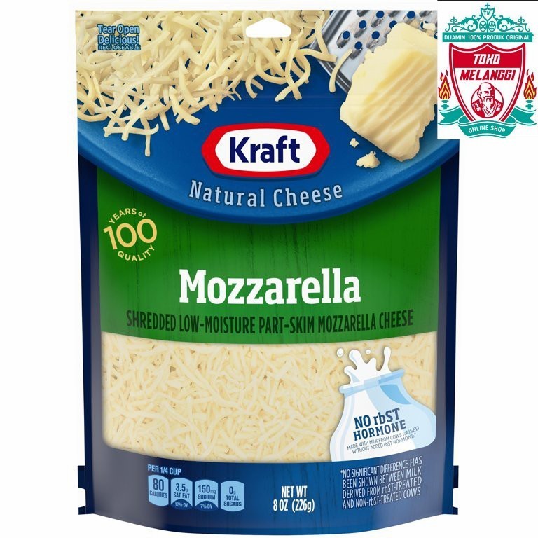 

Kraft Cheese Mozarela Mozzarella Mozarella Mozzarela Shredded 226 gr