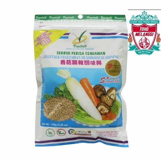 

Vegetalk Vegetarian Mushroom Seasoning No Msg 150 gr | Bumbu Masak