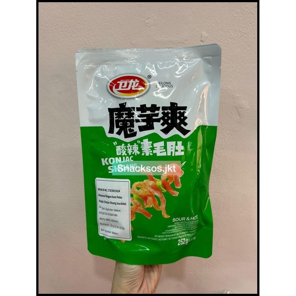 

Weilong Latiao Konjac Shuang Hot & Spicy / Sour & Hot - Wei Long